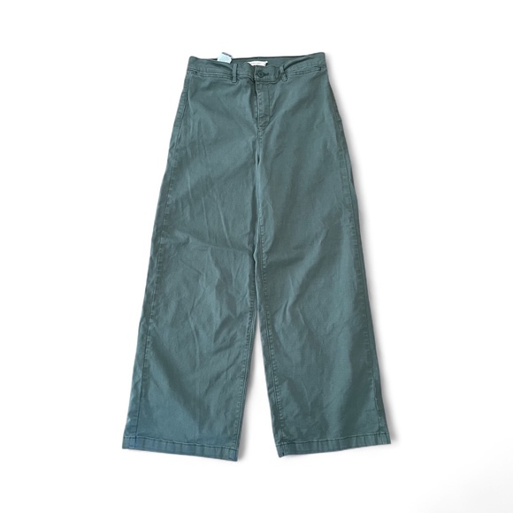 Levi's Premium Vintage Chino Jeans Shady Thyme Green Women's Size 28 - Picture 1 of 9